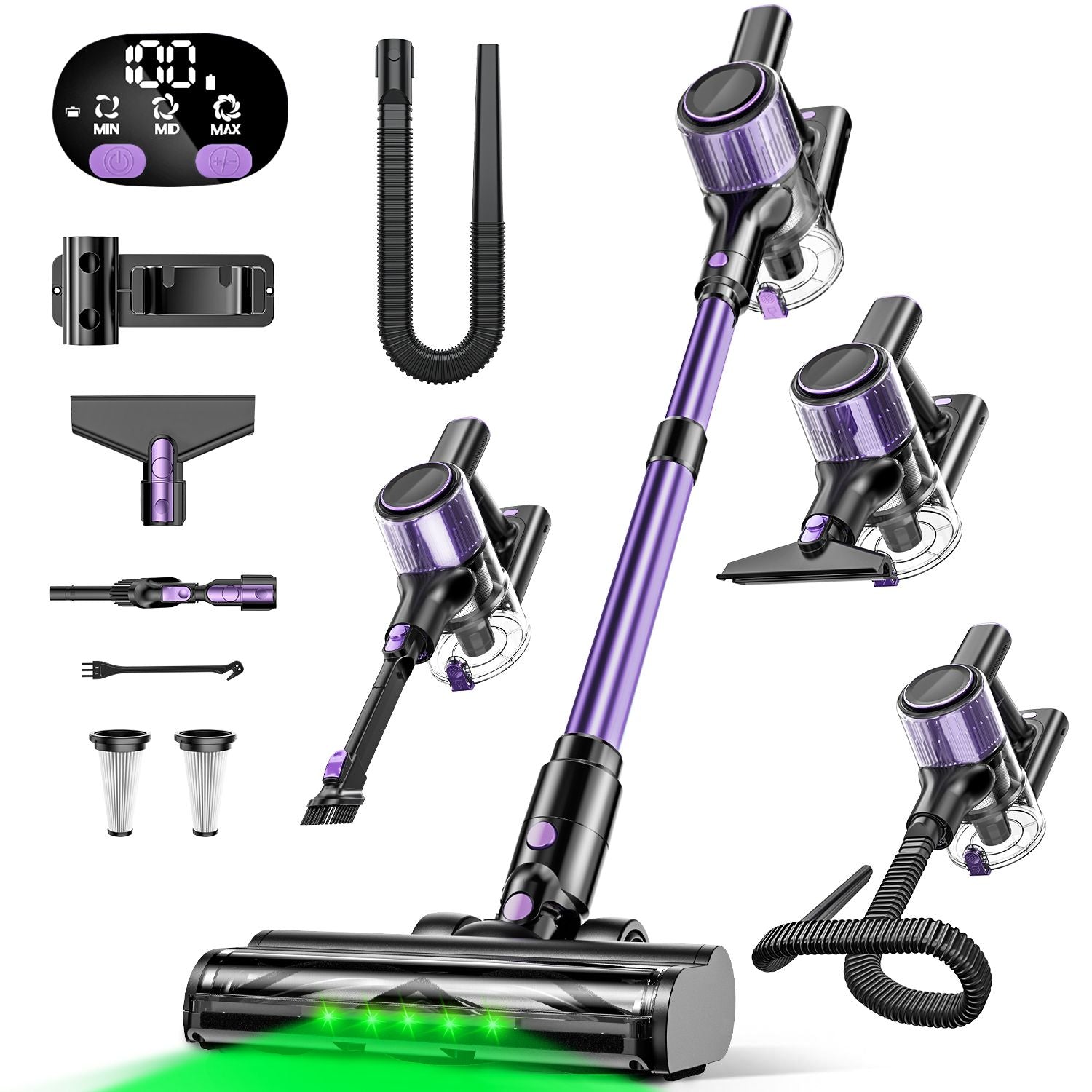 Cordless Vacuum Cleaner, 10 in 1 Stick Vacuum